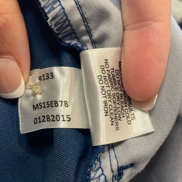 Peter Millar- E4 Per4mance Wicking Navy Blue Golf Pants- Size 33 - Picture 9 of 10